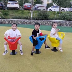 흔들말 놀이터 놀이기구 스프링 기린 흔들목마 야외 목마 장난감 흔들 말타기 붕붕카 승마 시소, 75 작은 의자 회전