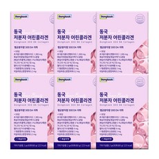 동국 초저분자 어린콜라겐 300달톤 복숭아맛, 60g, 6개
