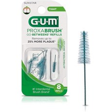 G-U-M GUM Go-Betweens Proxabrush 리필 타이트 - 8 ct 4개 팩, G-U-M GUM Go-Betweens Proxabru