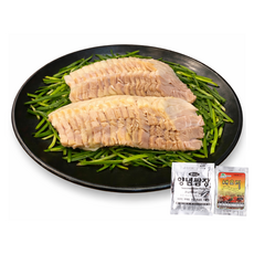 [스마일푸드] 전주 수제 돼지고기 맛 보쌈 수육 1kg / 수제 통삼겹 / 100% 삼겹살 / 캠핑 밀키트, 1개