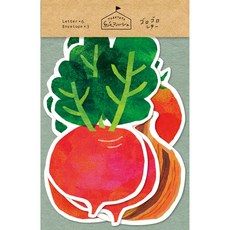 【莫莫日貨】日本製 古川紙工 市集系列 美濃和紙 蔬菜造型信封信紙組 - 可愛日系文具, 1個