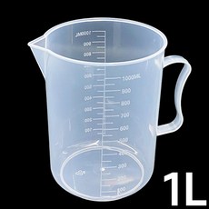 제나 비커 1리터 강력한 플라스틱 재질 SLD1000, 일반, 1개, 1000ml