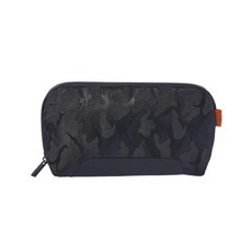 UAG 配件收納包 防水線材包 旅行化妝包 此商品適用, 1個, 【UAG】配件收納包-迷彩黑