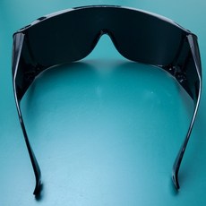 보안경 용접 불꽃선글라스 야외 현장 눈부심방지 안경, 블랙, 1개