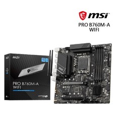 MSI 微星 PRO B760M-A WIFI 主機板 支援 DDR5 LGA 1700 腳位, 1個