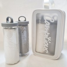 Campitious 吸水游泳運動毛巾 2入 附專用袋