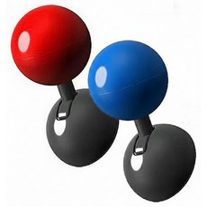 해빙리빙 시동 조이스틱 자동차 스타트 버튼 꾸미기 부착형 레버 튜닝 커버, 레드1개, 1개