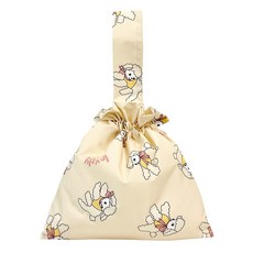 아이주 실내화 주머니 여벌옷 방수 파우치 준비물 기저귀 신발 가방 어린이집 선물 이유식 도시락 파우치, 러블리양