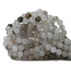CHEAVIAN 45PCS 8mm 자연 빛 녹색 얼음 규암 CHEAVIAN 45PCS 8mm Natural Light Green Ice Quartzite Crystal Round