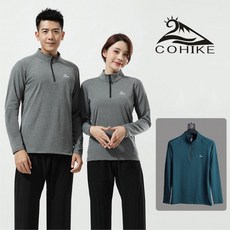 COHIKE 科海特 男女款 立領長袖排汗衫