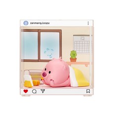 잔망루피 사계절 피규어 집순이, 1개