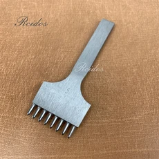 RCIDOS 수동 바느질 올리버 홀 펀처 수동 올리버 스타일 스티칭 홀 펀칭 도구 거리: 3/3.38/3.85/4/5mm, 11 5mm 8tooth, 1개