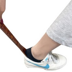 편리한 신발 신기 벽걸이 옷칠 나무 헤라