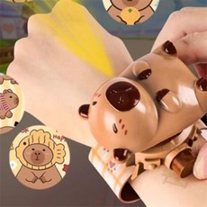 나른한고양이 카피바라 캐릭터 빔프로젝터 손목시계 어린이손목시계 아동시계 키즈손목시계