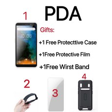 스캔전용 PDA 휴대용 ​​터미널 Google NFC 8 코어 6.0 인치 Android14 WIFI 4G TC60이 장착 된 1D2D 바코드 스캐너 데이터 수집기, 영국, Medical TC60HC