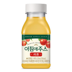 아침에주스 사과, 210ml, 3개