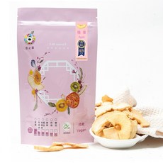 吉之果 鮮果乾-蘋果果片，天然無添加，健康零食，獨立包裝方便攜帶, 50公克