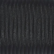 파라코드 로프 가닥 밀리터리 전술 낙하산 줄 캠핑 야외 팔찌 끈, 1개, 1. black