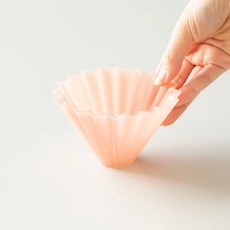 오리가미 커피 드리퍼 에어 S-커피 핸드드립 캠핑 휴대용 초경량 추출기, 1개, 에어S-매트 핑크 1개, 에어S-매트 핑크