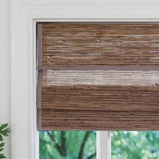 무선 대나무 로만 셰이드 자연스러운 직조 블라인드 6인치 높이의 발란스 포함 맞춤형 실내 창문용 암막 프라이버시 라이닝 선쉐이드 실내용