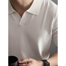 2026男士夏季針織POLO衫短袖T恤 藏青色 成熟穩重 冰絲涼感運動休閒商務衫