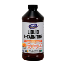 NOW Foods 左旋肉鹼飲 柑橘口味 1000mg, 473ml, 1罐