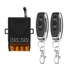 AC 220V 릴레이 무선 원격 제어 스위치 시스템 RF 433Mhz 송신기 온수기 천장 LED 램프, 01 1 Receiver 2 Remote, 한개옵션1