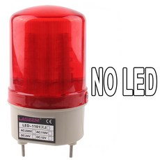 LTE 1101 회전 버스트 사이렌 라이트 경고 부저 플래시 12V24V AC220V LED 비콘 알람 신호 표시기 소리 램프 스트로브 없음, d NO Buzzer