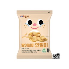 쌀이요 발아현미인절미 25g 농협 실온, 5개