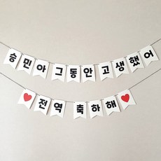 재미제이 아들 남친 군인 제대 전역 자유문구 환영가랜드, 1개