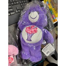韓國 care bears 分享熊 Share Bear 玩偶 27cm 紫色, 1個
