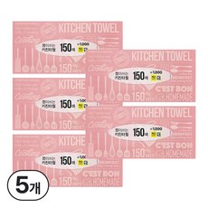 리빙 뽑아쓰는 키친타월, 5개, 150매