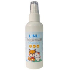 LINLI寵物訓練誘導噴霧100ml，犬貓適用，定點排便訓練，環境清潔, 除味噴霧100ml【除臭消毒】, 1個