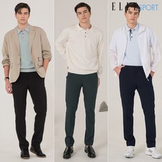 엘르스포츠 남성 컴포트 릴렉스 팬츠 3종