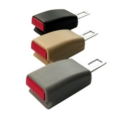 럭스핏 1+1 기본 업그레이드 자동차 안전벨트 연장클립 차량 길이 확장 용품, 1번 롱(베이지)