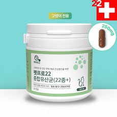 펫프로22 고양이 처방식원료 유산균 30캡슐 30일분, 1개, 장건강/유산균, 30회분