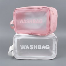 올데이픽 PVC 방수 가방 중형 비치파우치, 핑크