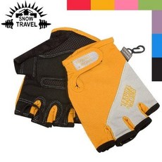 【SNOW TRAVEL】超抗UV冰涼降溫 半指手套 自行車手套 露指手套 登山手套 防曬手套 工作手套 AH-13, 1個
