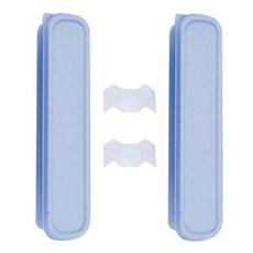 생활의 지혜 휴대용 무소음 도시락 수저 케이스 1+1, 블루, 2개