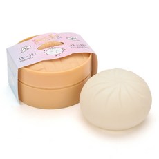 만두말랑이 찐만두 모찌 스퀴시 스트레스해소 볼 말랑말랑 음식모양 장난감, 1개, 화이트