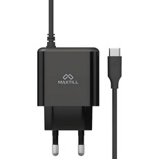 MAXTILL 25W Type-C 一體式 PPS 超高速充電線 GM-TCW25C, 1個, 黑色