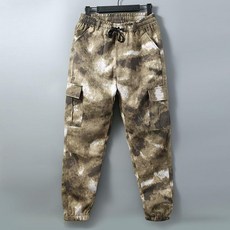 男款迷彩單件工作服上衣 耐磨防刮, 1個, 黃廢墟褲子單件褲子