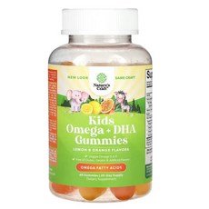 네이쳐스크래프트 어린이 오메가3 DHA 레몬 오렌지맛 60젤리 EPA 비타민C 오메가6 오메가9, 1개, 60정