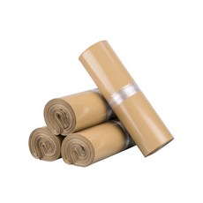 彩色破壞袋 便利袋 包裝袋 塑膠袋 打包快遞袋 opp袋自黏袋 批發袋 寄件包裝袋, 1個, 破壞袋 奶茶色 20*30CM_100入