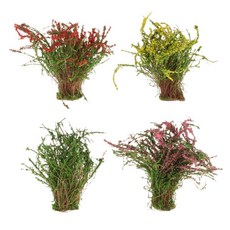 shangren 혼합 색상 풍경 풍경 모델 지상 표지 꽃 모델 요정 정원 장식, 6cm 높이, 금속 및 스폰지, 스타일, 1개