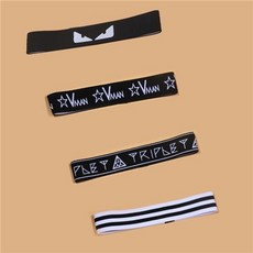 髮帶男女跑步運動健身寬頭巾頭套防滑籃球瑜伽吸汗束髮頭帶潮髮箍, 對抗路四件套, 1個