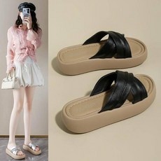 女款厚底拖鞋 輕便透氣 舒適懶人涼鞋
