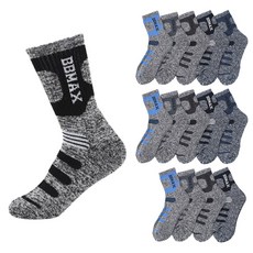 BBMAX男士雙絨登山襪長木3色混裝15雙, 男款長木（3色隨機）