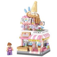 LOZ 나노블럭 미니블럭 캐릭터 후르츠 하우스, 1개