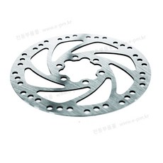 전동킥보드 디스크 브레이크 로터 140mm 6홀 44mm, 2번 140mm 6홀 원형